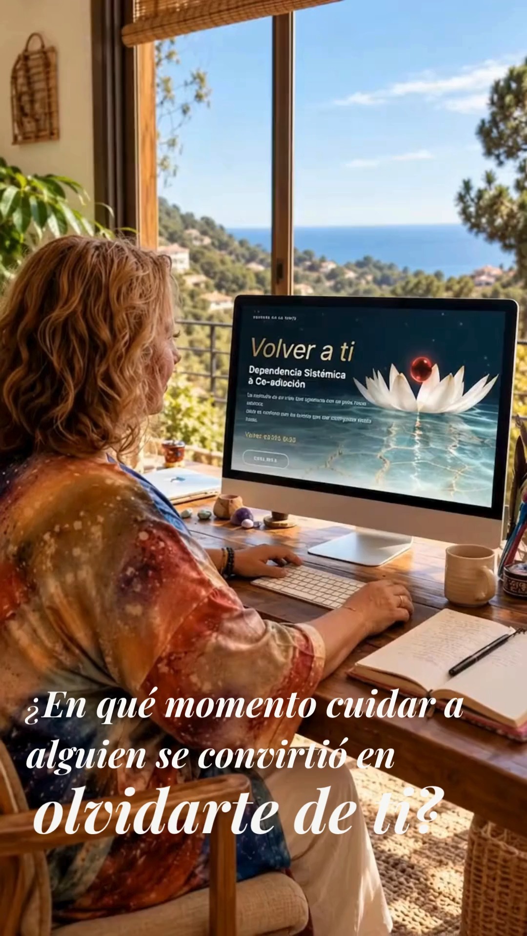 ¿En qué momento cuidar a alguien se convirtió en olvidarte de ti?
A veces, sin darnos cuenta, nuestra vida empieza a girar alrededor de otra persona… y lo que sentimos, deseamos y necesitamos queda en silencio.
🍒 He creado Volver a ti para acompañarte a explorar la dependencia sistémica, la coadicción y la adicción emocional. Un recorrido para comprender lo que te duele, aprender a sostenerte y descubrir quién eres más allá de esos patrones.
Cuatro paisajes con vídeos, audios y más de 20 aplicaciones interactivas para llevar lo que descubres a tu día a día. A tu ritmo, con herramientas a las que acudir cuando necesites recuperar la calma.
Porque tú también mereces tu cuidado. 🤍
Volver a ti · De la dependencia a la soberanía.
Descubre más en la web de Cerezas en la Nieve, en el apartado Volver a ti. Enlace en la bio.
💬 O escríbeme VOLVER y te cuento más.