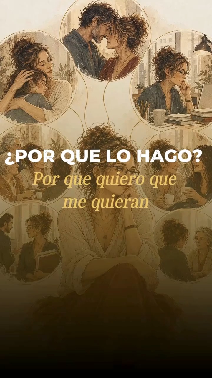 ¿Por qué lo hago?
Porque quiero que me quieran.
A veces no dependemos de una persona.
Dependemos de un patrón.

Un patrón que puede aparecer en la pareja, pero también en la familia, con nuestros hijos, en las amistades o incluso en el trabajo.

Por eso hablo de dependencia sistémica.
Porque algunas formas de cuidar, sostener, adaptarnos o desaparecer para que nos quieran pueden venir de mucho más atrás.

Y cuando empezamos a ver el patrón, aparece una posibilidad nueva:
dejar de desaparecer para que nos quieran
y empezar a elegirnos.

Querernos.
Respetarnos.
Cuidarnos.

En Cerezas en la Nieve encontrarás aplicaciones, recursos y protocolos para acompañarte en procesos de dependencia emocional, coadicción y adicción emocional.
Hacer visible lo invisible.

Tony Fibla · Cerezas en la Nieve
#DependenciaEmocional #Coadicción #AdicciónEmocional #DependenciaSistémica #Relaciones #Apego #ArteSistémico #CerezasEnLaNieve#autoestima #vinculos #trauma #dependenciaafetiva #constelacionesfamiliares #sistema