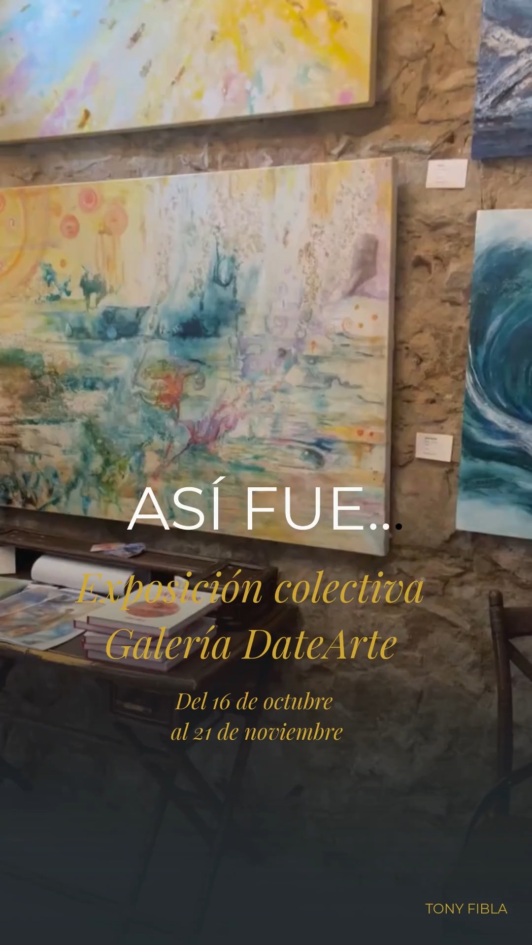 FRONTERES D’ÀNIMA · Fronteras del alma 

Qué bonito es compartir el arte, las miradas y las diferentes formas de expresar lo que llevamos dentro.

Quiero agradecer especialmente a Elena Camacho, directora de la Galería DarteArte, por abrir este espacio de encuentro y hacer posible esta exposición colectiva.

Y gracias a todos los artistas con quienes tengo el placer de compartir esta experiencia. Cada obra es un universo, una mirada única, una forma diferente de hacer visible lo invisible.

🎨 Os invito a visitar Fronteres d’Ànima, una exposición donde el arte nos invita a atravesar fronteras, descubrir nuevas perspectivas y conectar con la sensibilidad de quienes crean.

📅 Del 16 de octubre al 21 de noviembre de 2026
📍 Galería DarteArte
Carrer dels Pellaires, 33 · Poblenou, Barcelona

Será un placer compartir con vosotros un pedacito de nuestro universo creativo.

¡Gracias por hacer del arte un lugar de encuentro!